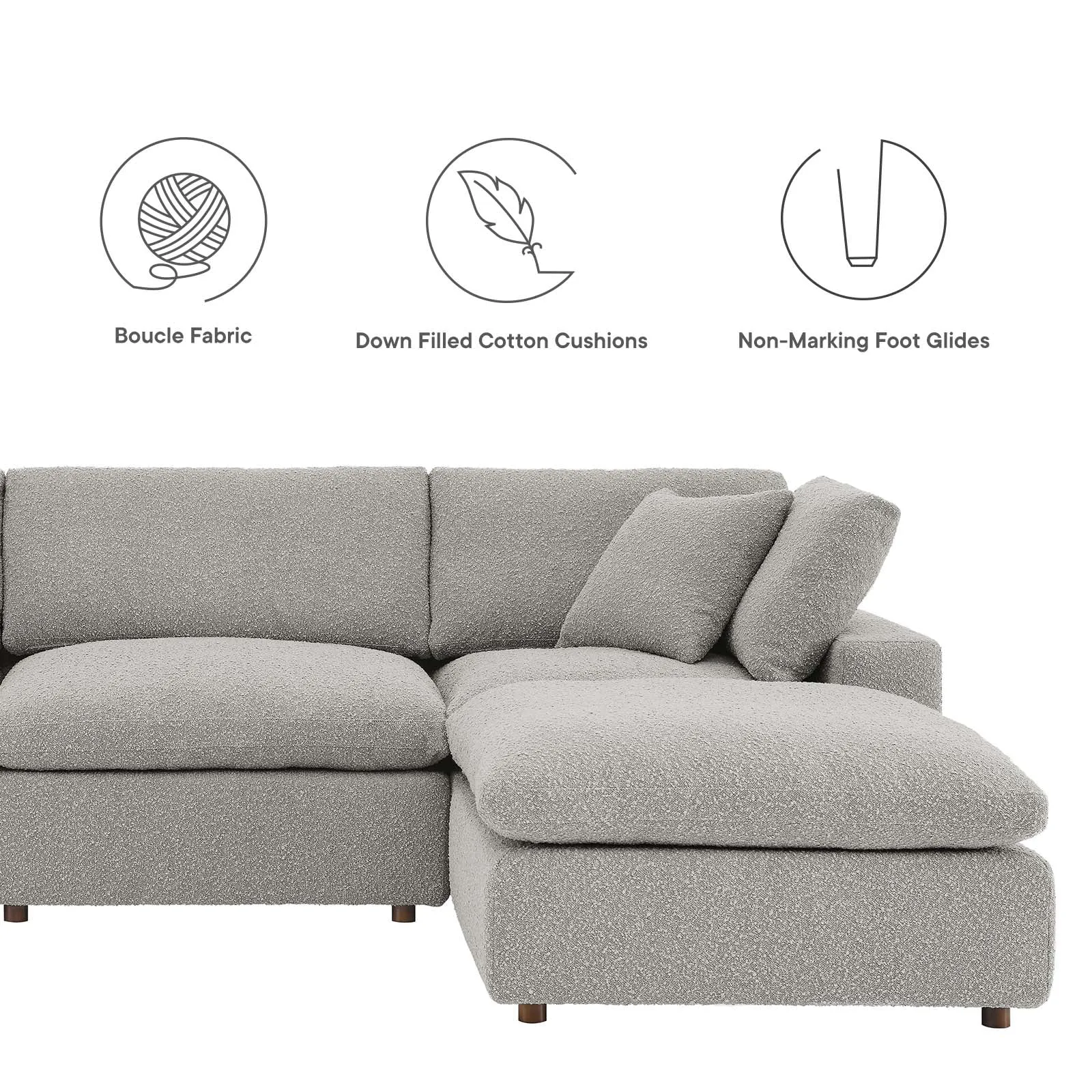 Commix Reclining Sectional by Modway