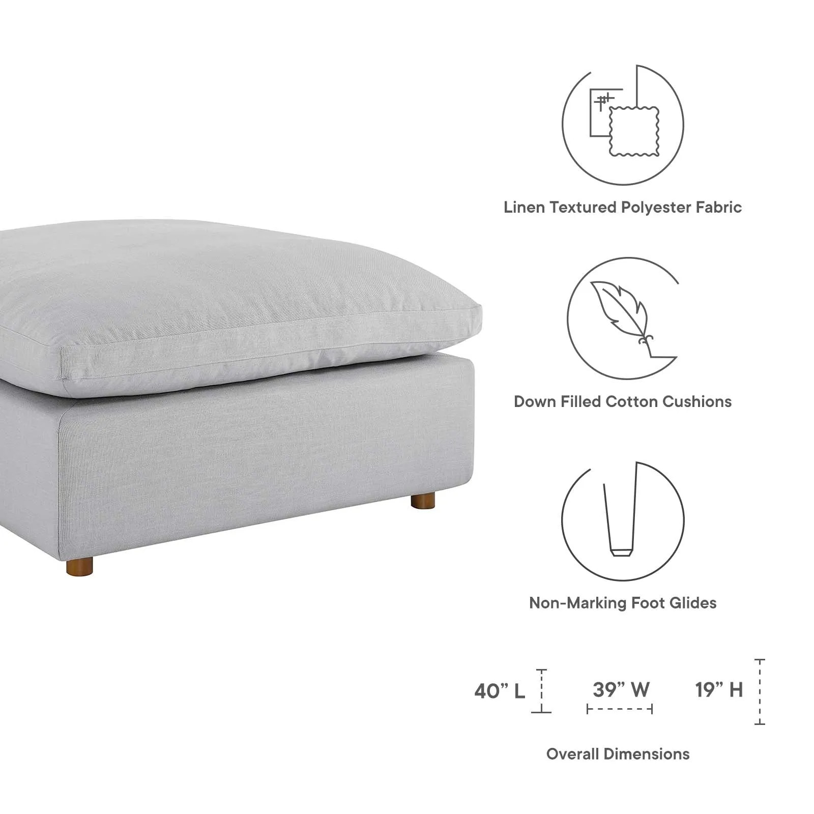 Commix Reclining Sectional by Modway