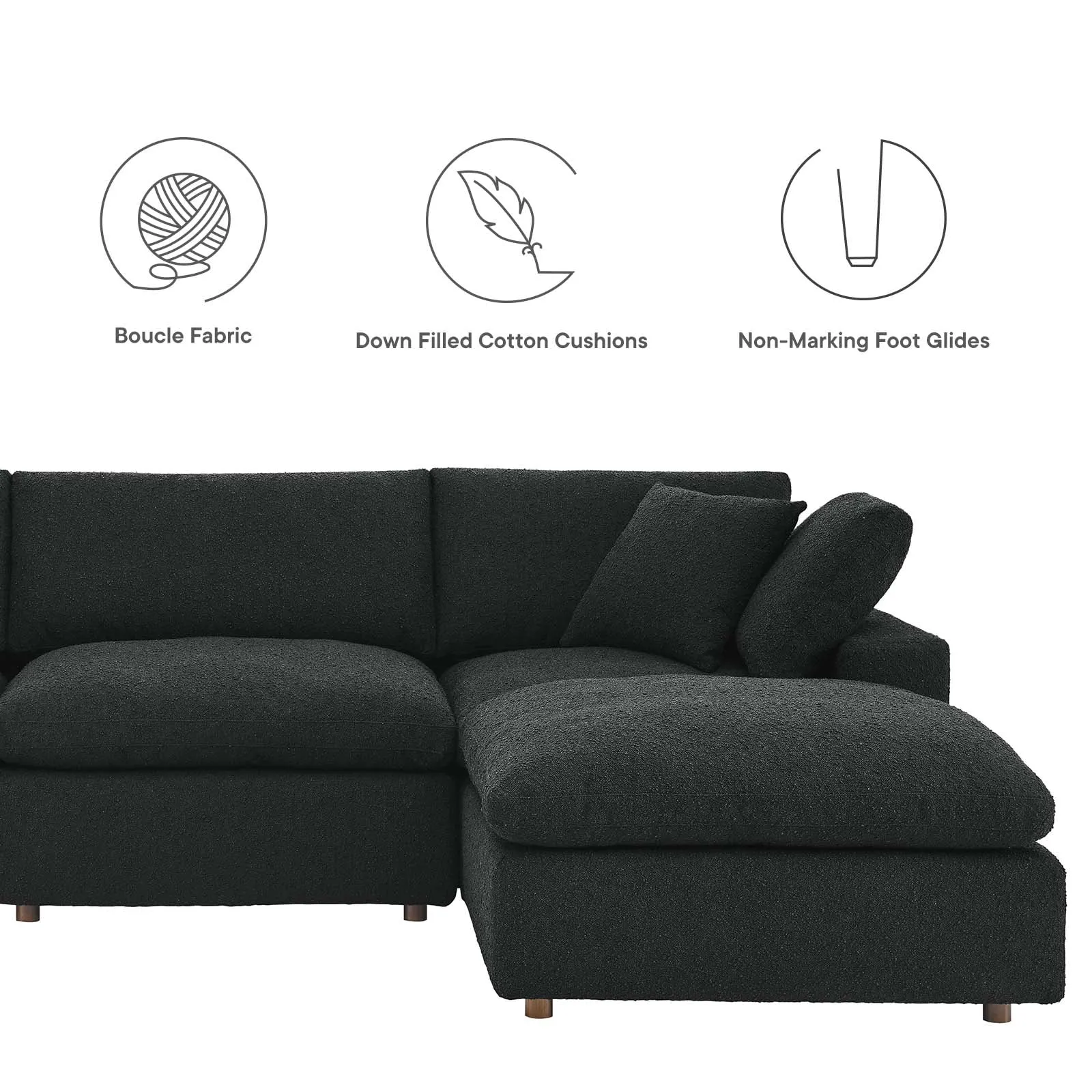 Commix Reclining Sectional by Modway