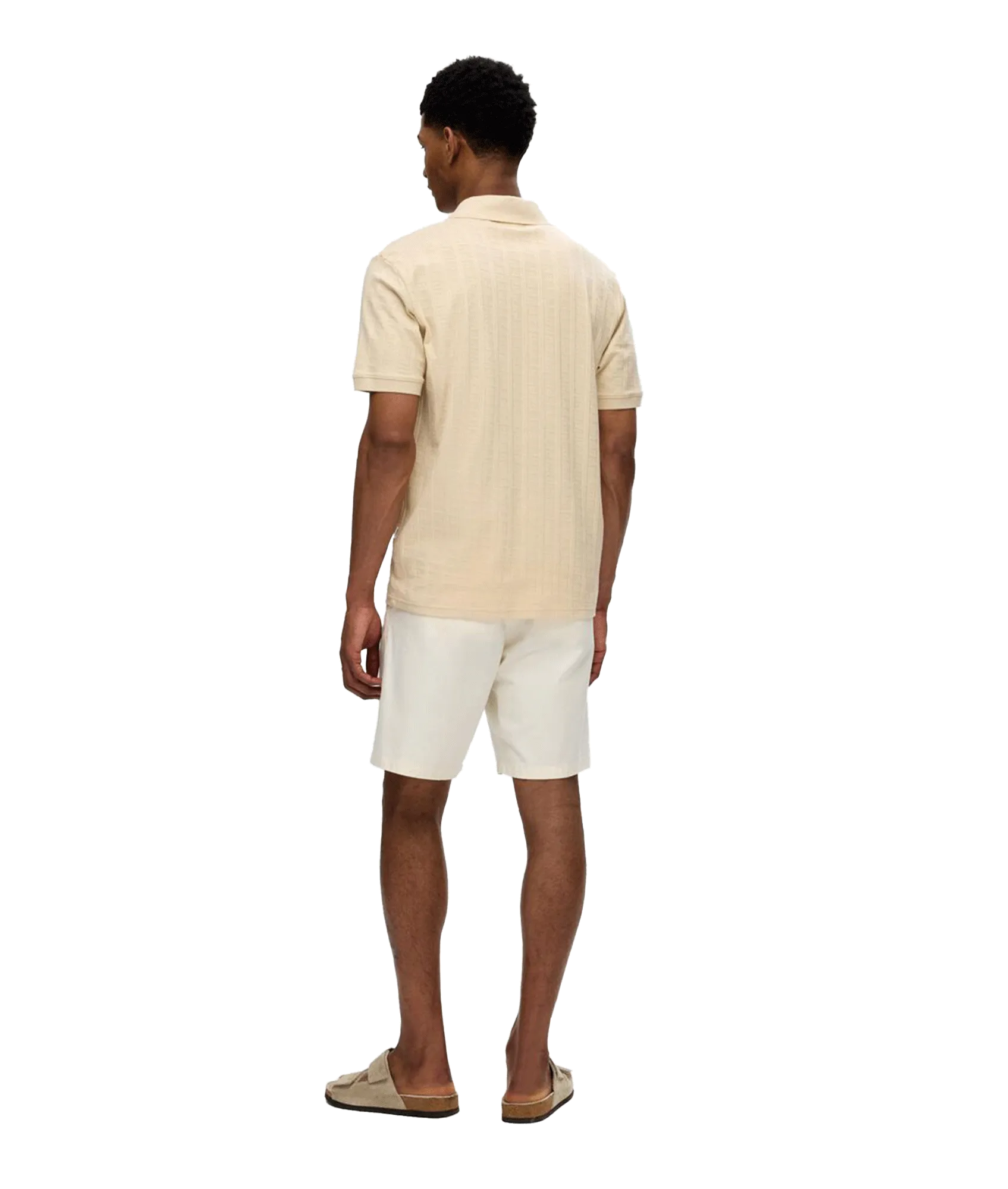 Cotton Polo Shirt - Cream