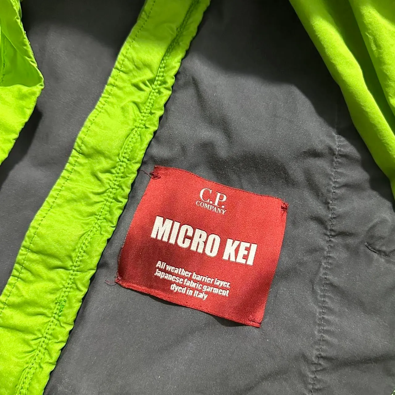 CP Company Green Micro Kei Big Lens Jacket
