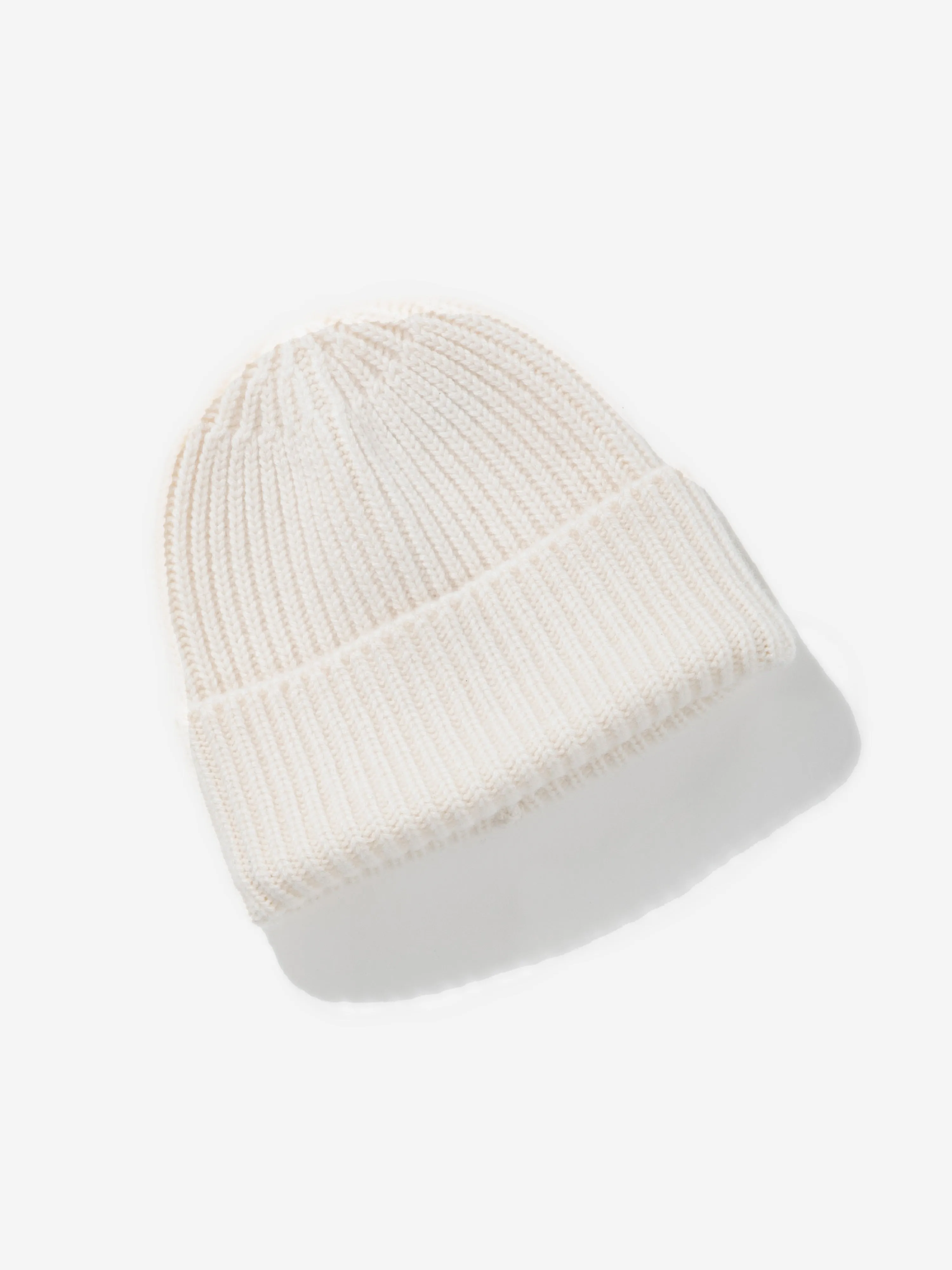 Cream Beige Cashmere Beanie