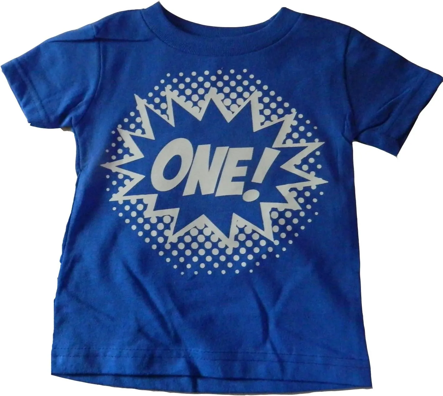 Custom Kingdom Baby Boys' One Superhero First Birthday T-Shirt