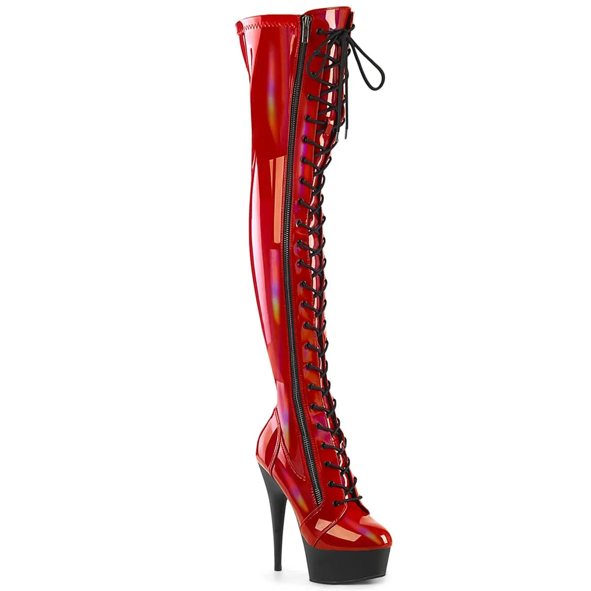 DELIGHT-3029 Stiletto Heel Platform Boots