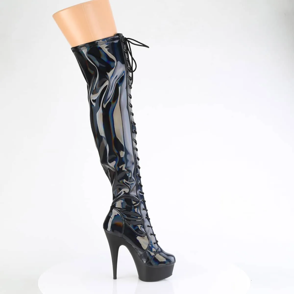 DELIGHT-3029 Stiletto Heel Platform Boots