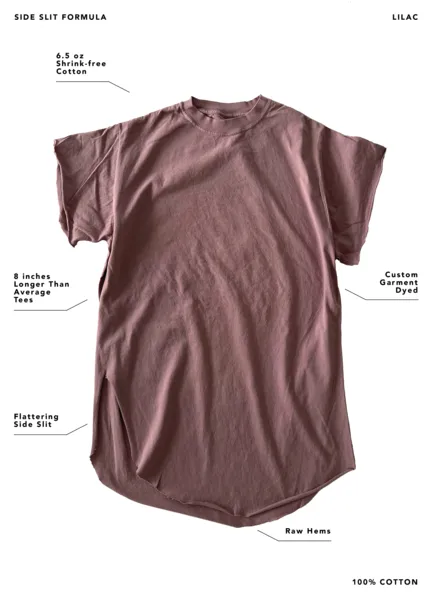 DIRTY HIPPIE SIDE SLIT TEE