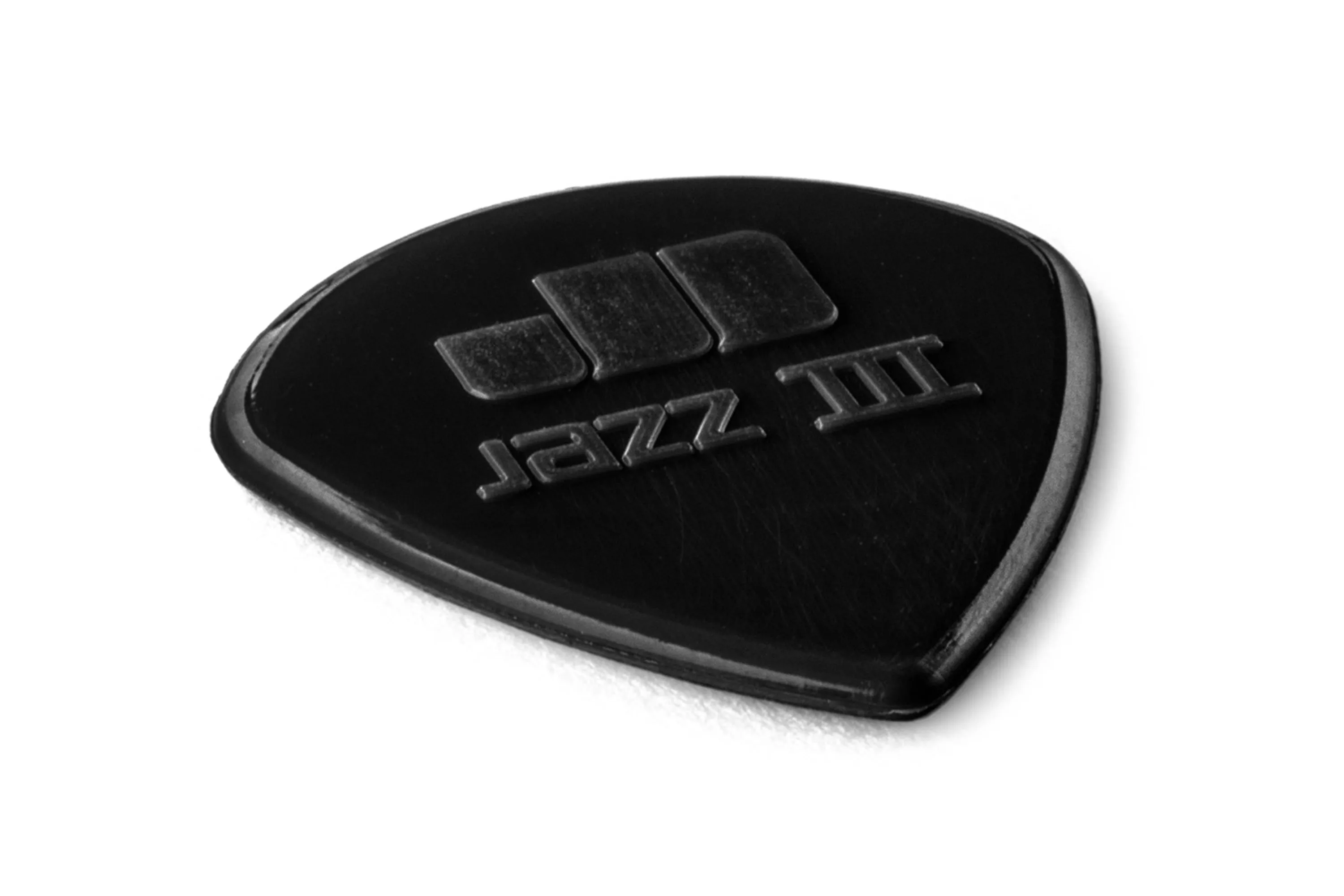Dunlop Nylon Jazz III Stiffo Black Guitar & Ukulele Picks 6 Pack