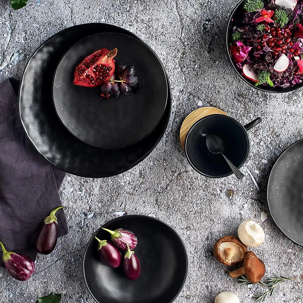 Ecology Speckle Cake Plate 15cm Ebony