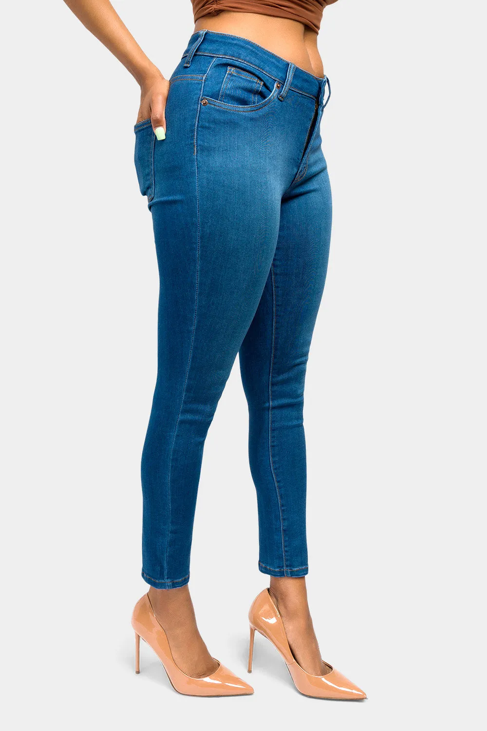 Essential Mid Rise Skinny Jeans