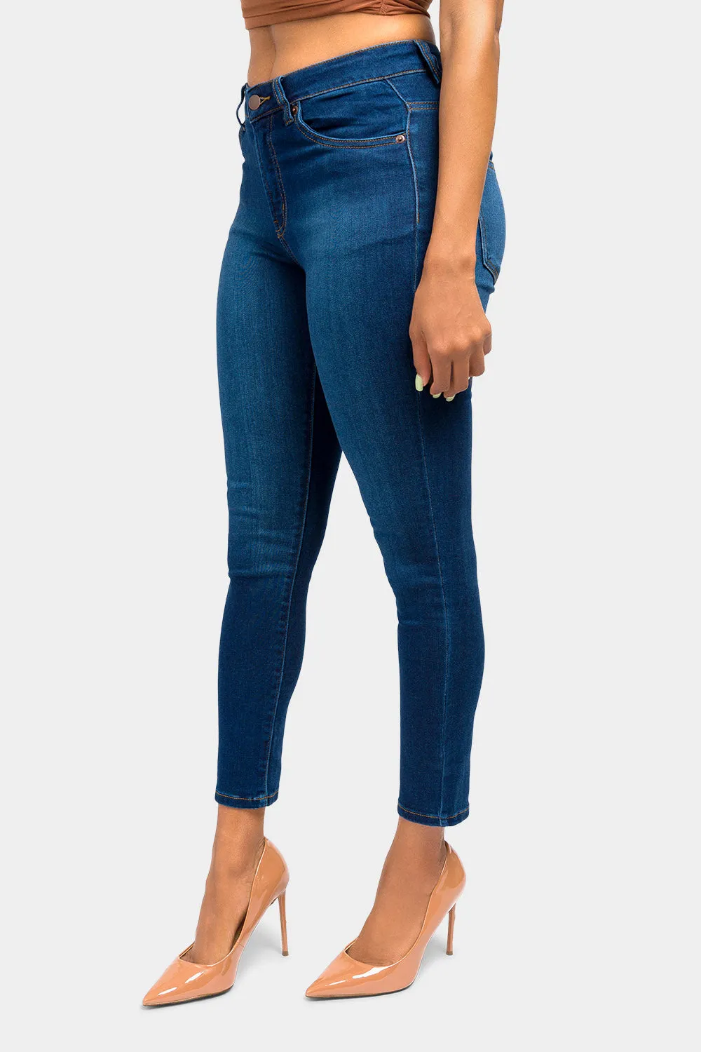 Essential Mid Rise Skinny Jeans
