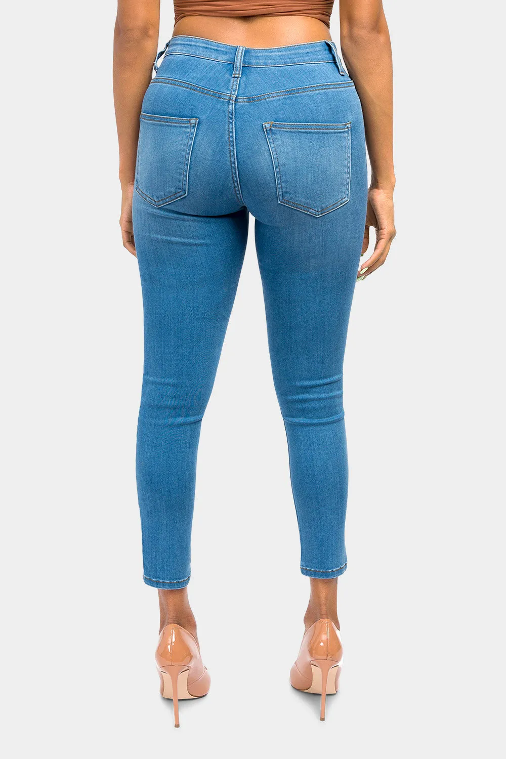 Essential Mid Rise Skinny Jeans