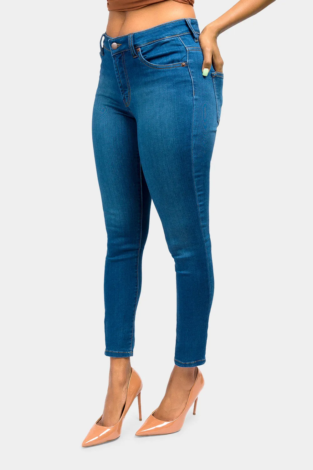 Essential Mid Rise Skinny Jeans