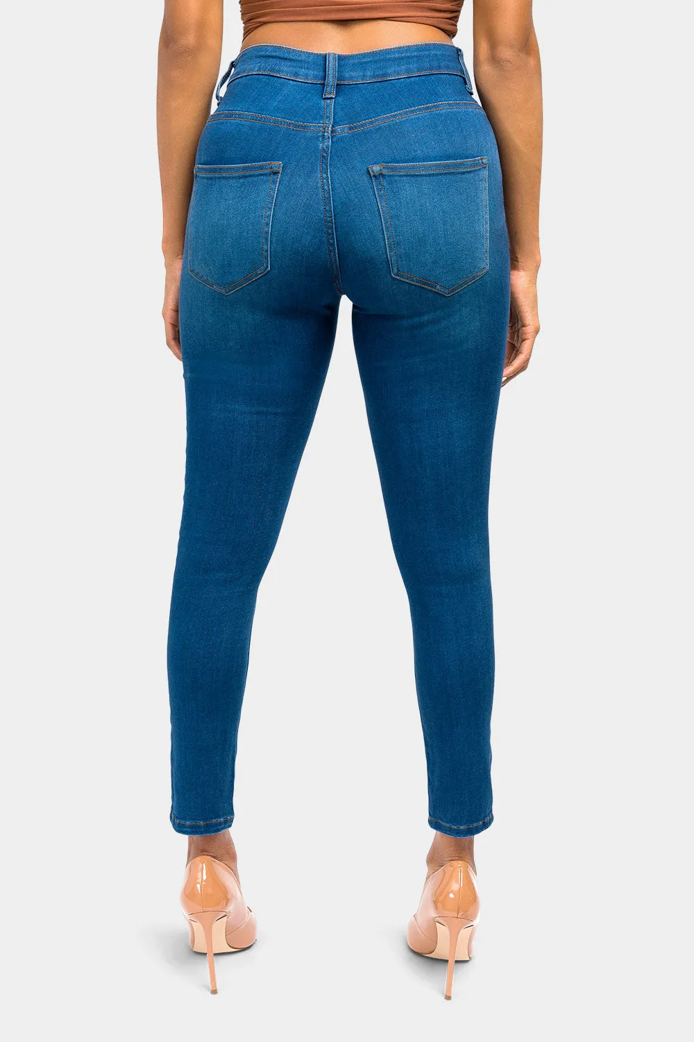 Essential Mid Rise Skinny Jeans