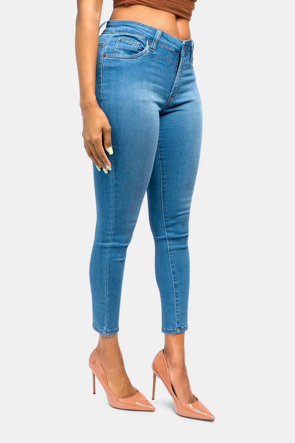 Essential Mid Rise Skinny Jeans