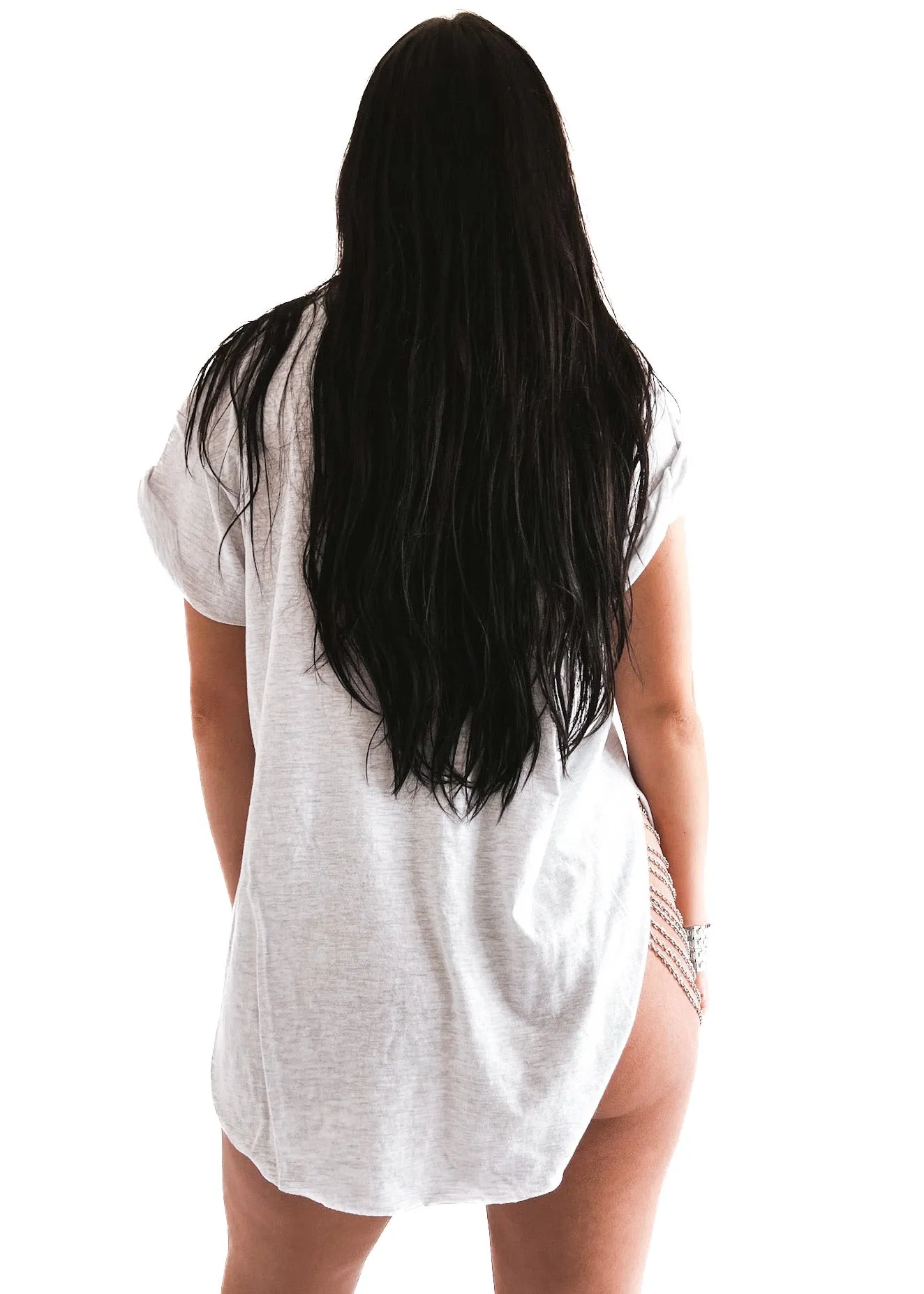 FEELIN' FINE SIDE SLIT TEE