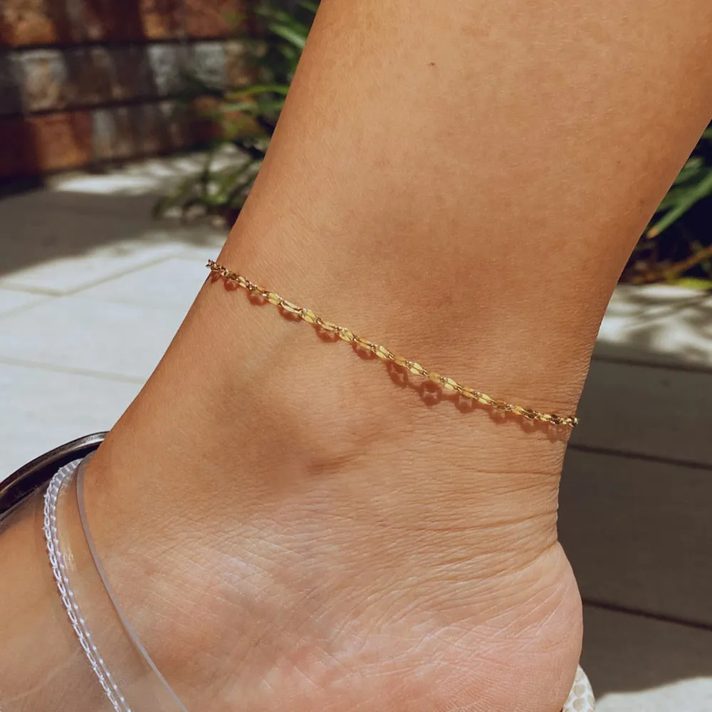 Fish Lips Chain Anklet