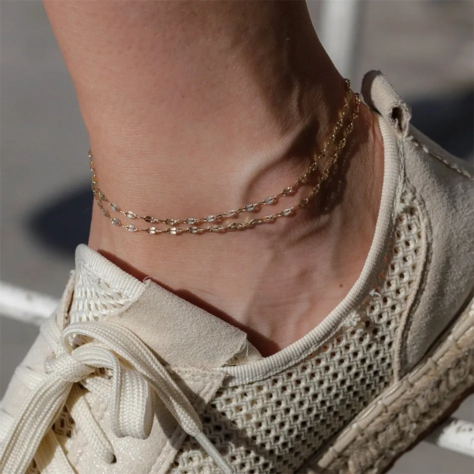 Fish Lips Chain Anklet