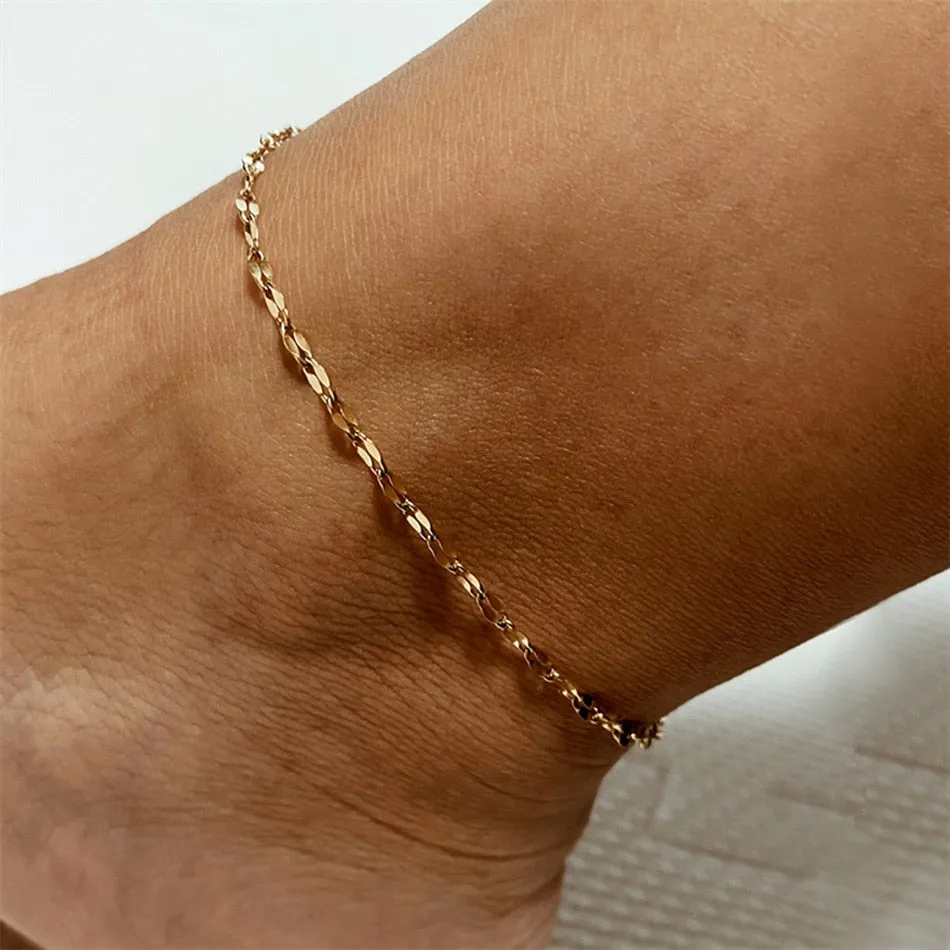 Fish Lips Chain Anklet