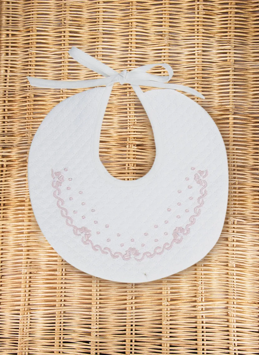Flower and Chain Bib