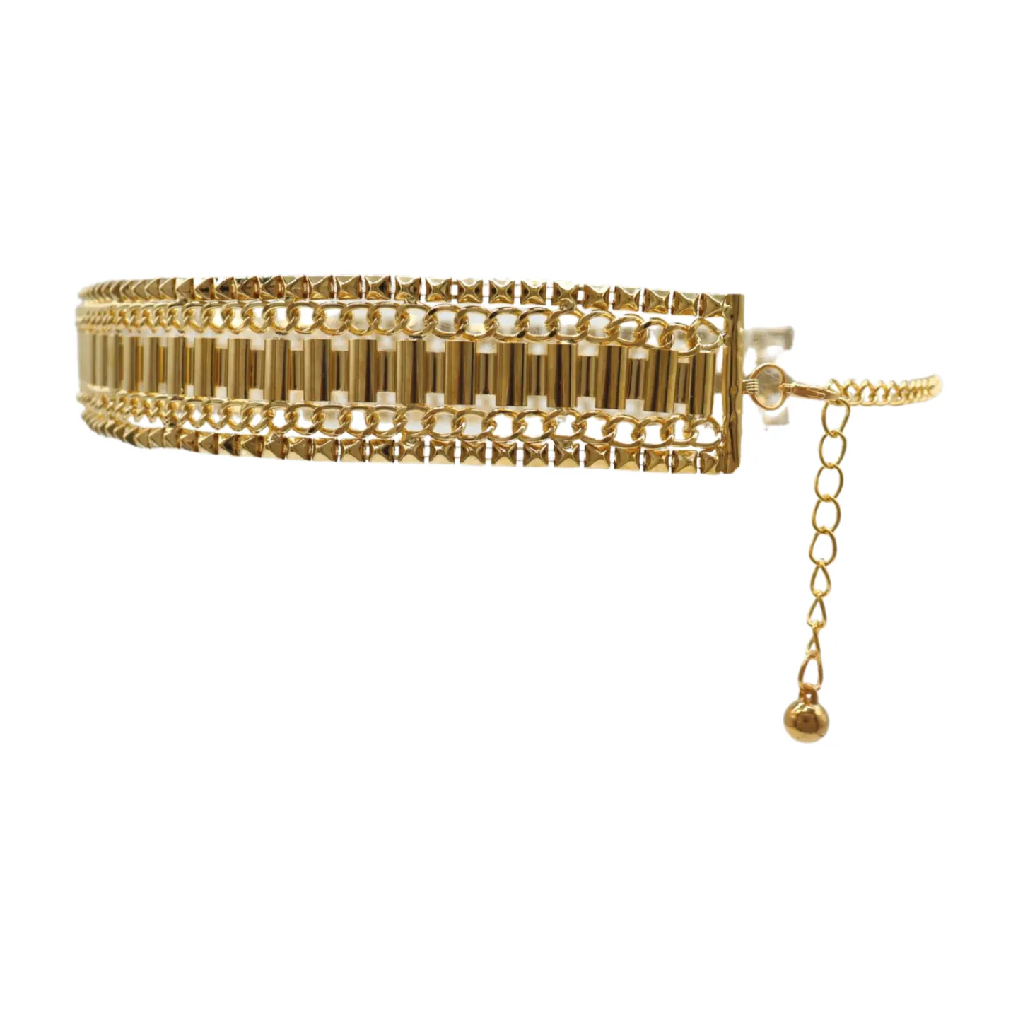 Gold Metal Chain Fashion Belt Hip High Waist Size S M L