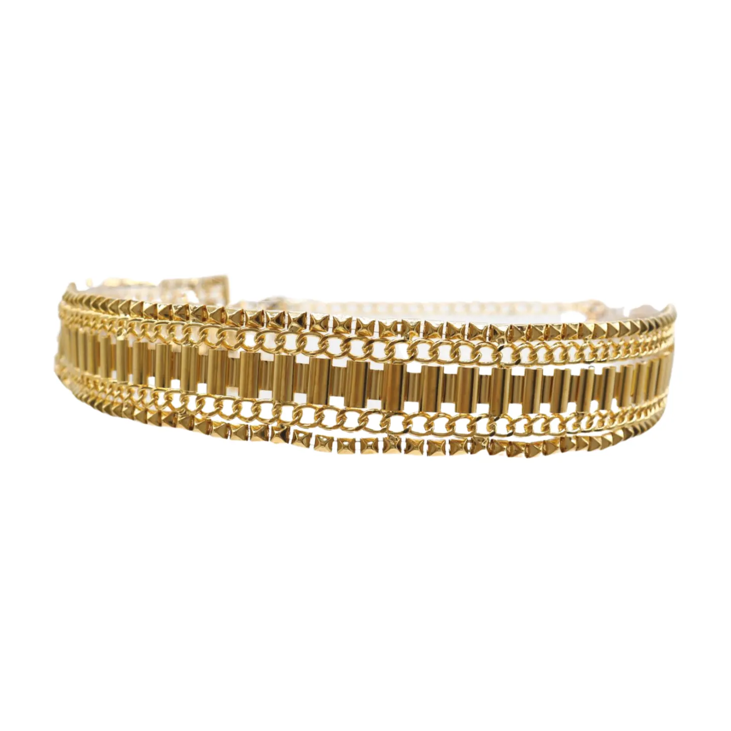 Gold Metal Chain Fashion Belt Hip High Waist Size S M L