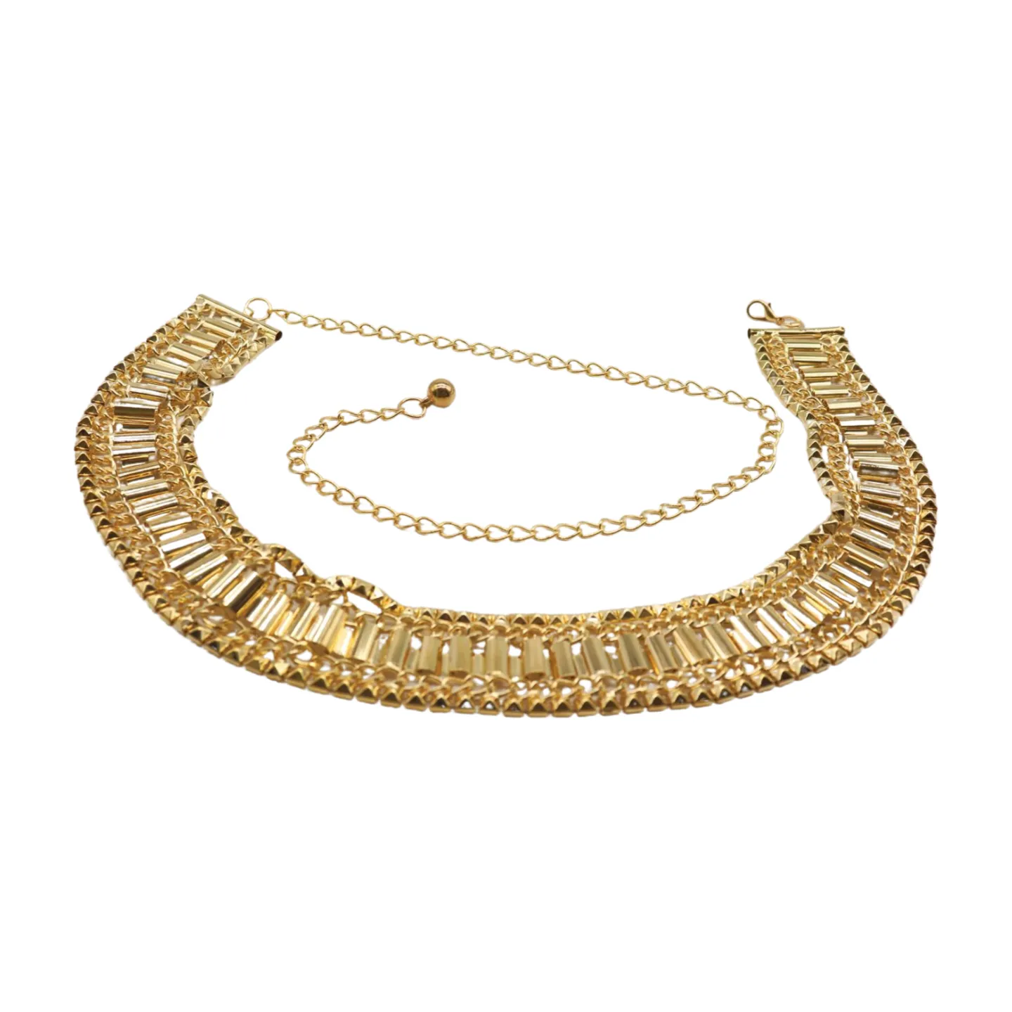 Gold Metal Chain Fashion Belt Hip High Waist Size S M L