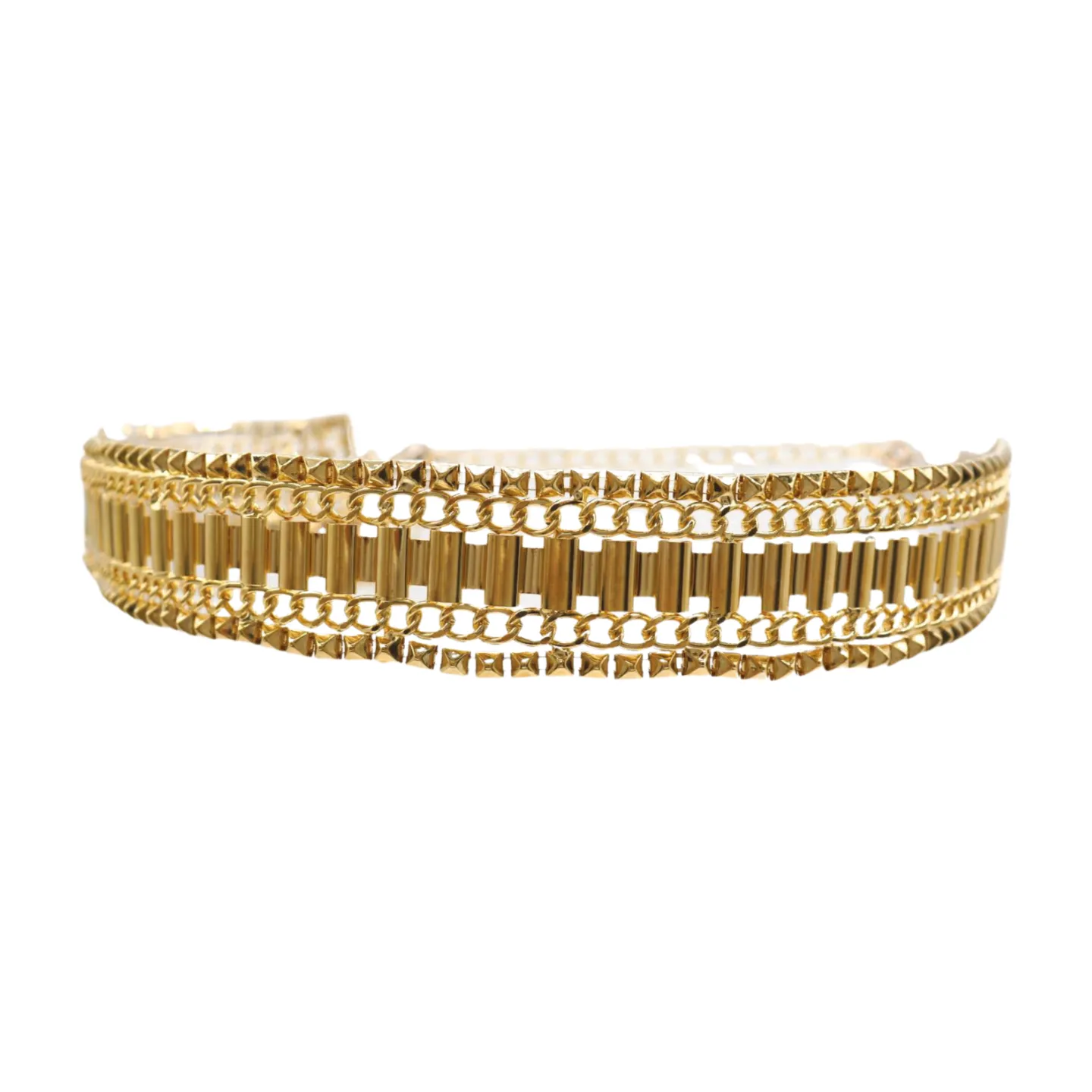 Gold Metal Chain Fashion Belt Hip High Waist Size S M L