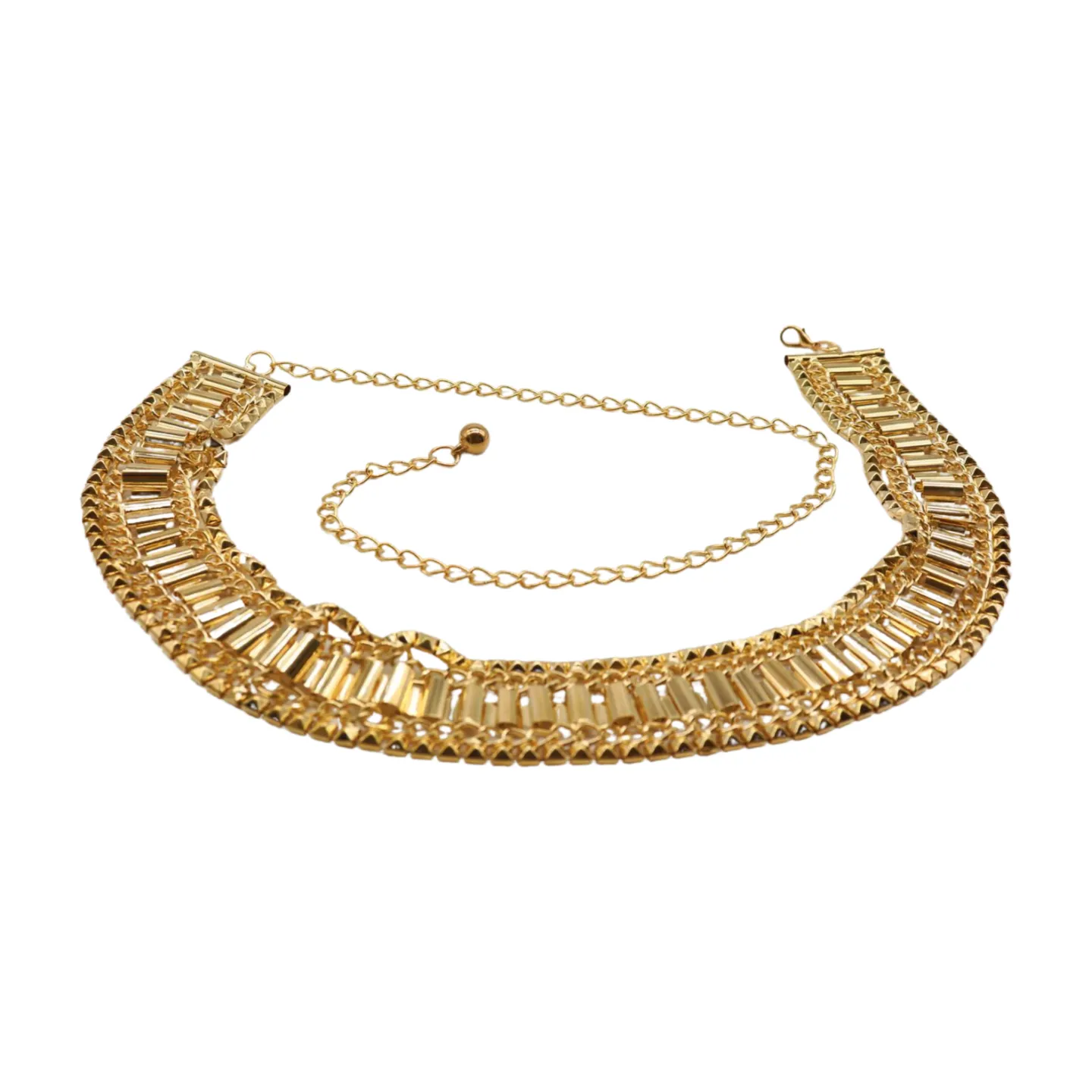 Gold Metal Chain Fashion Belt Hip High Waist Size S M L