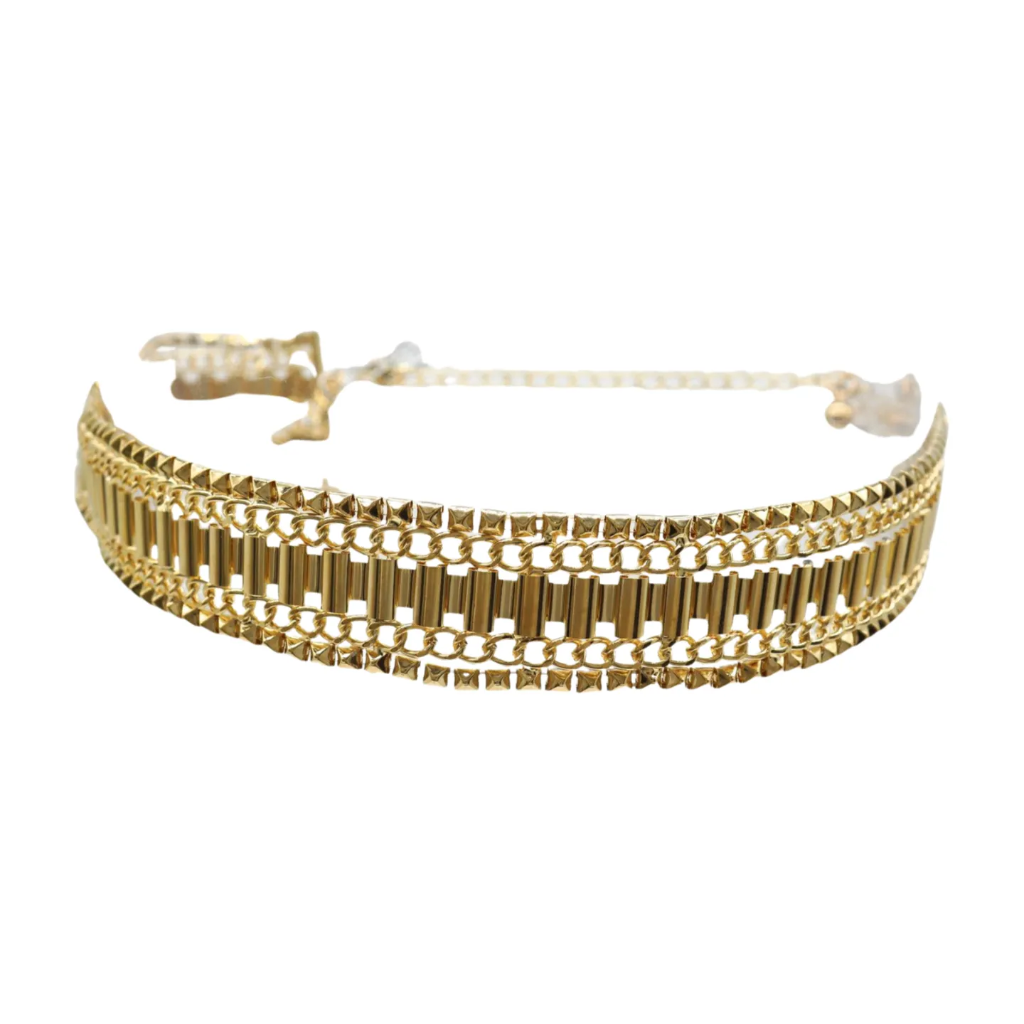 Gold Metal Chain Fashion Belt Hip High Waist Size S M L