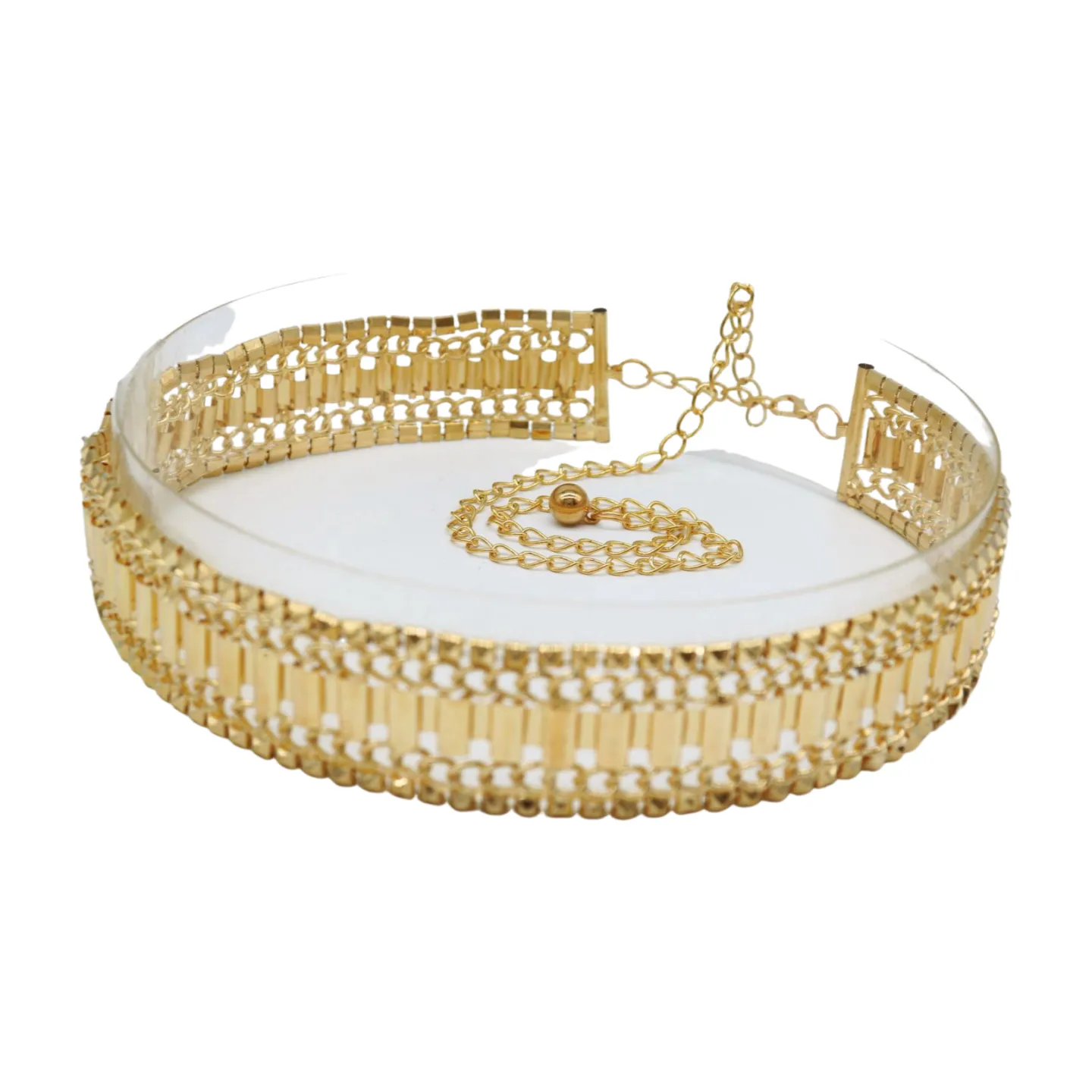 Gold Metal Chain Fashion Belt Hip High Waist Size S M L
