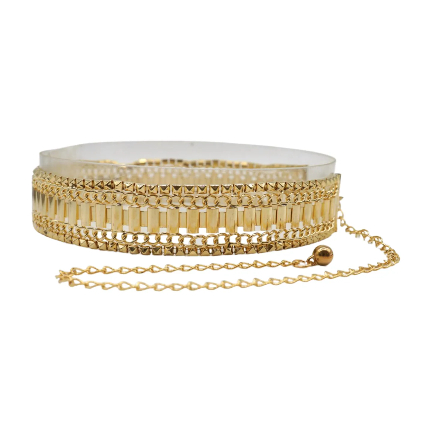 Gold Metal Chain Fashion Belt Hip High Waist Size S M L