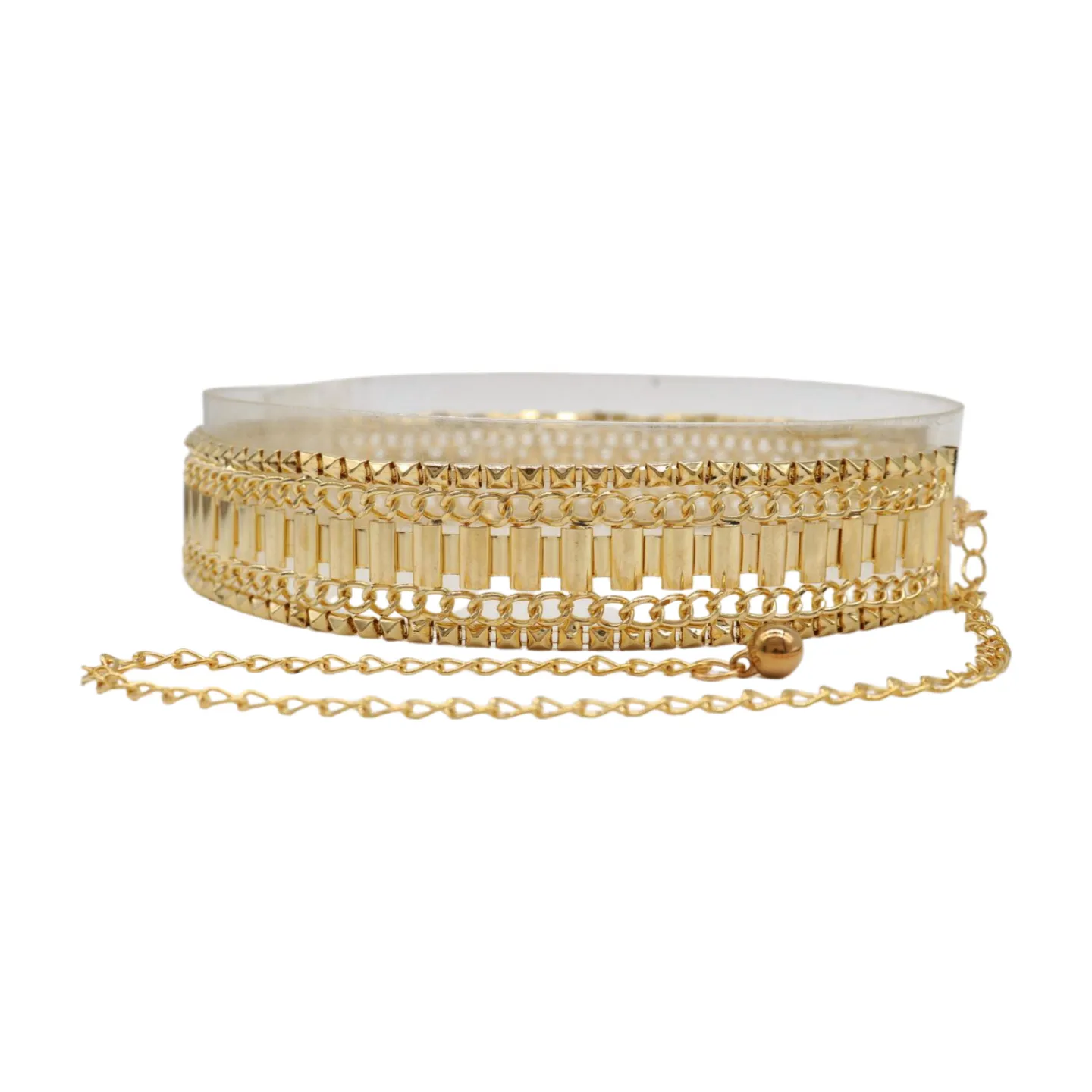Gold Metal Chain Fashion Belt Hip High Waist Size S M L