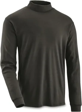 Guide Gear Mock Turtleneck Long-Sleeve Tee; Shirt for Working, Hunting or Casual Wear for Men