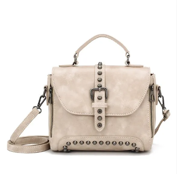Heritage Grace: Vintage Leather Crossbody