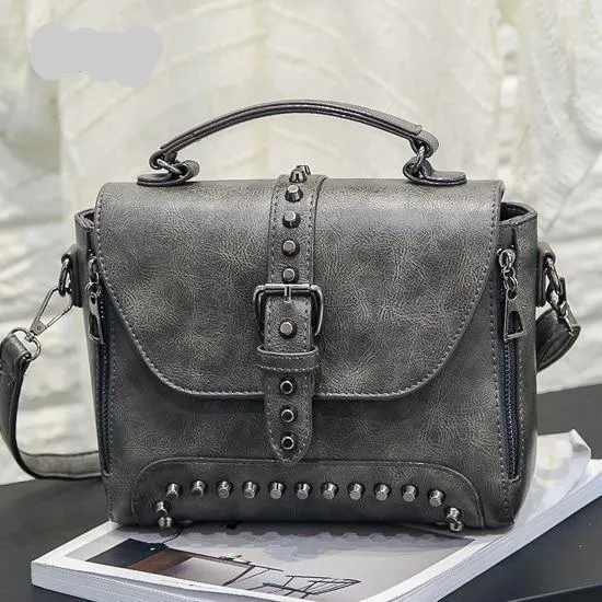 Heritage Grace: Vintage Leather Crossbody