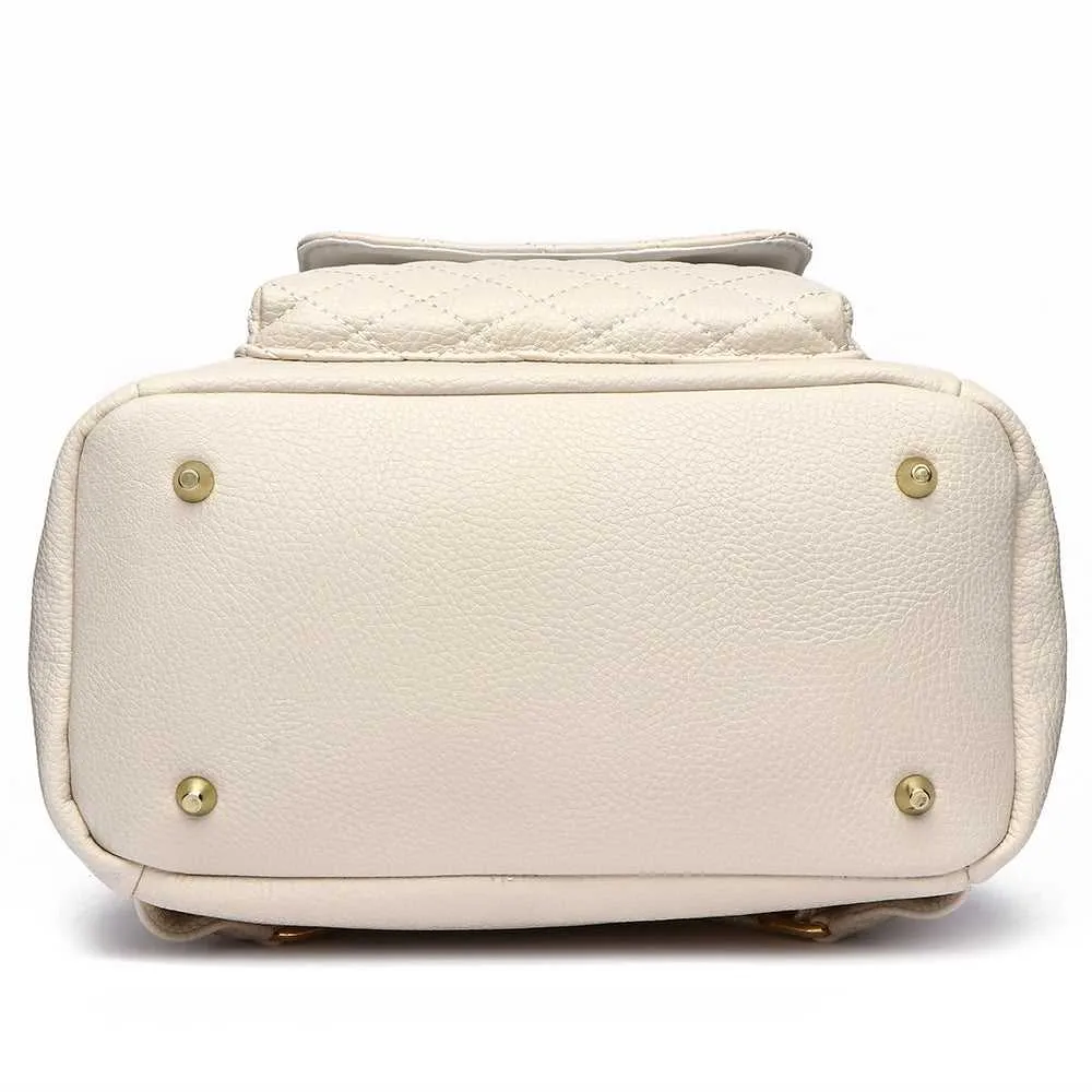 IMPERFECT Petit Monaco Diaper Bag | Pearl White