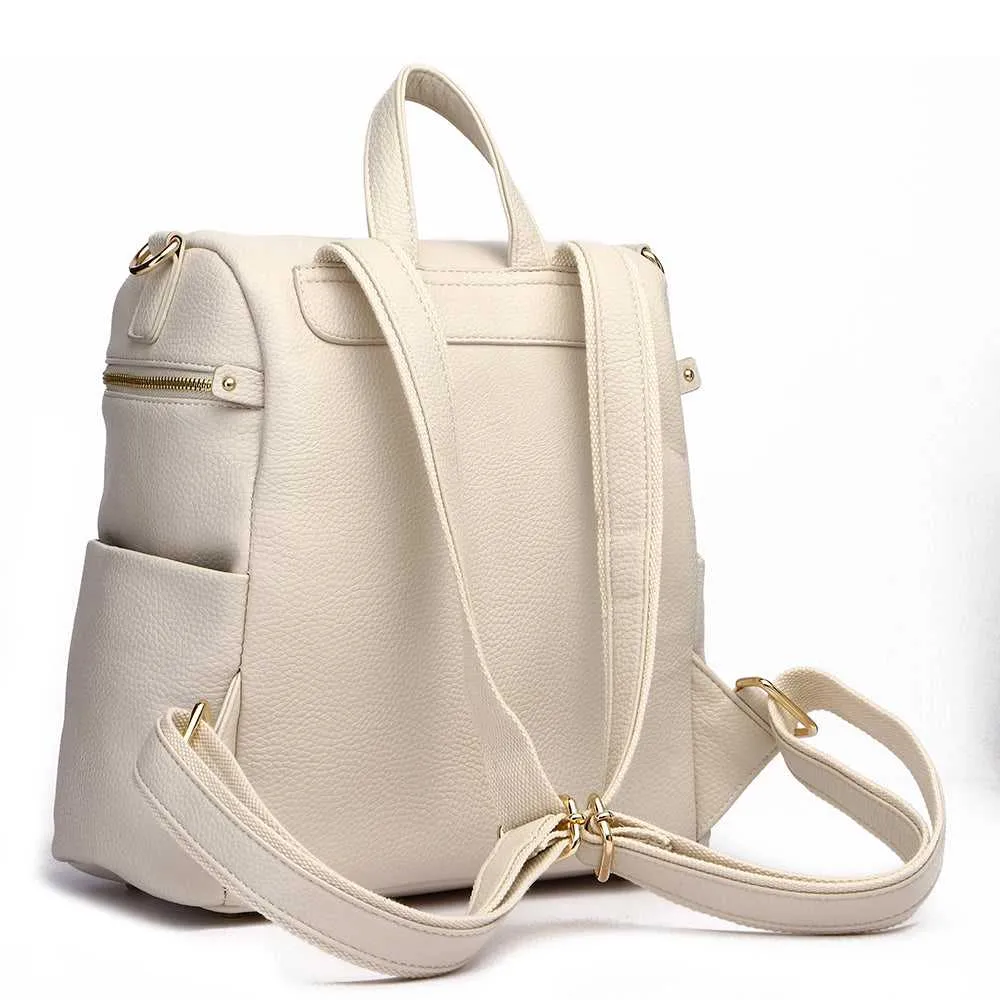 IMPERFECT Petit Monaco Diaper Bag | Pearl White