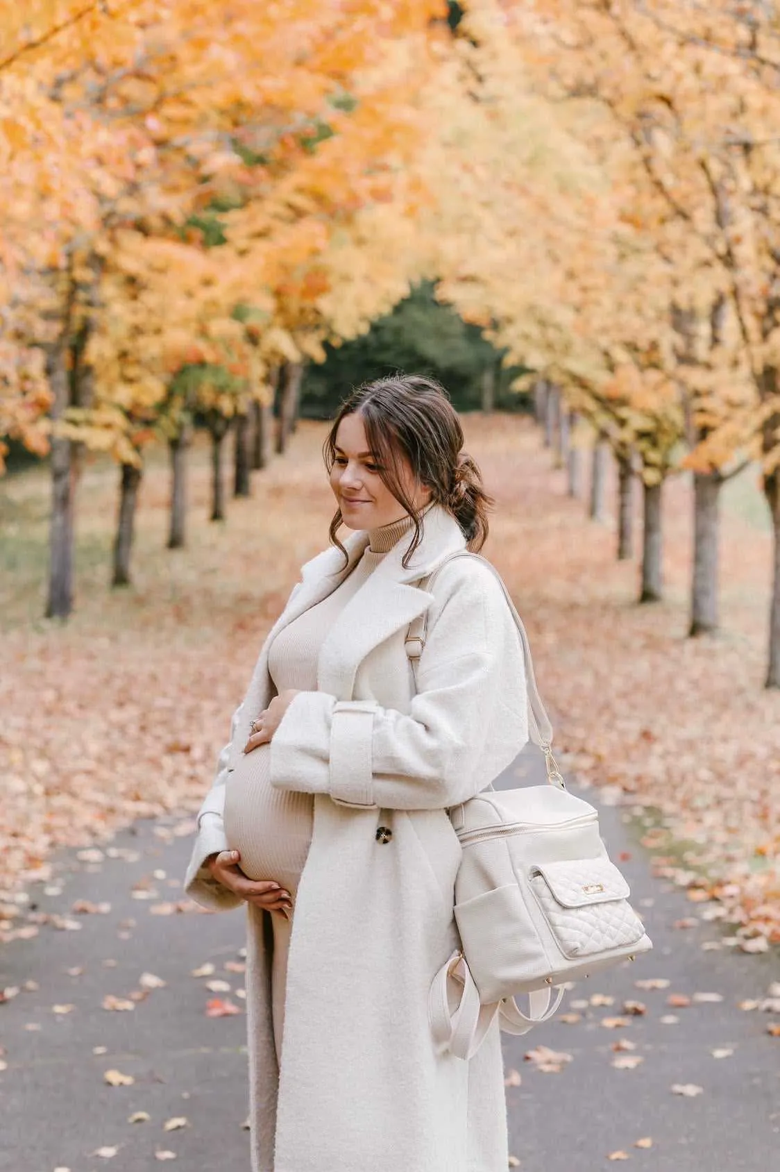 IMPERFECT Petit Monaco Diaper Bag | Pearl White