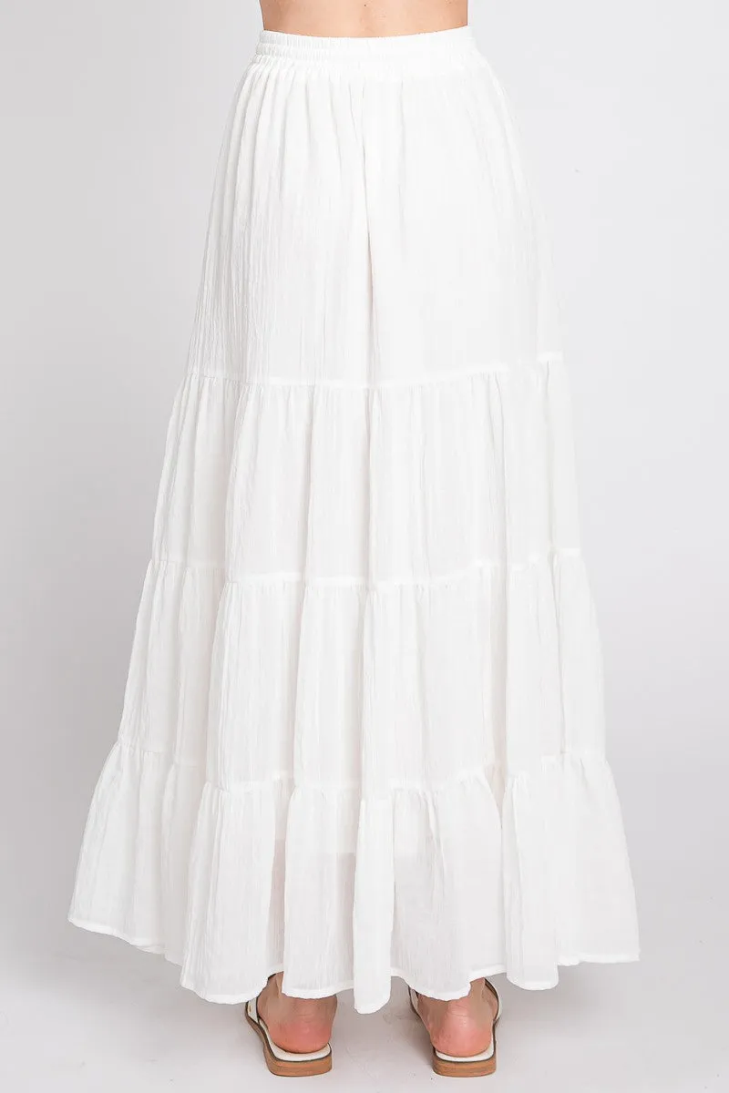 Ivory Dreams Maxi Skirt