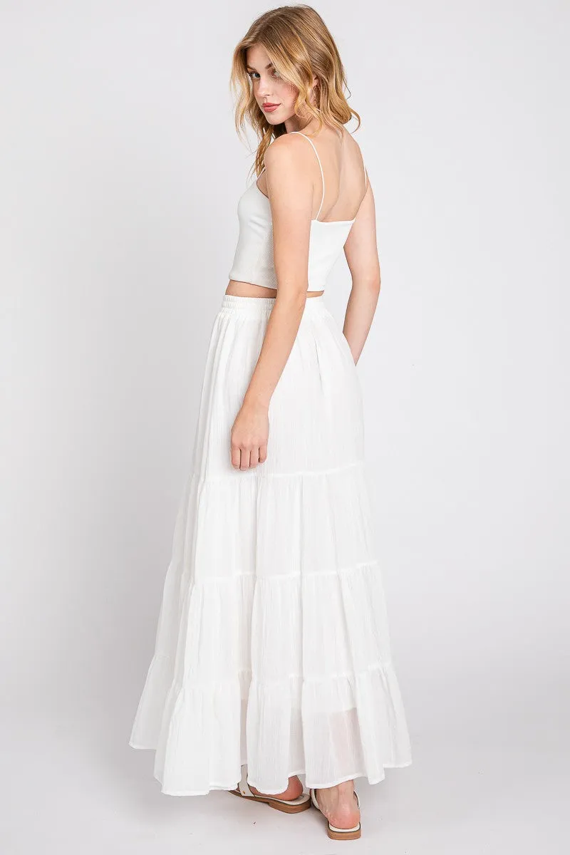 Ivory Dreams Maxi Skirt