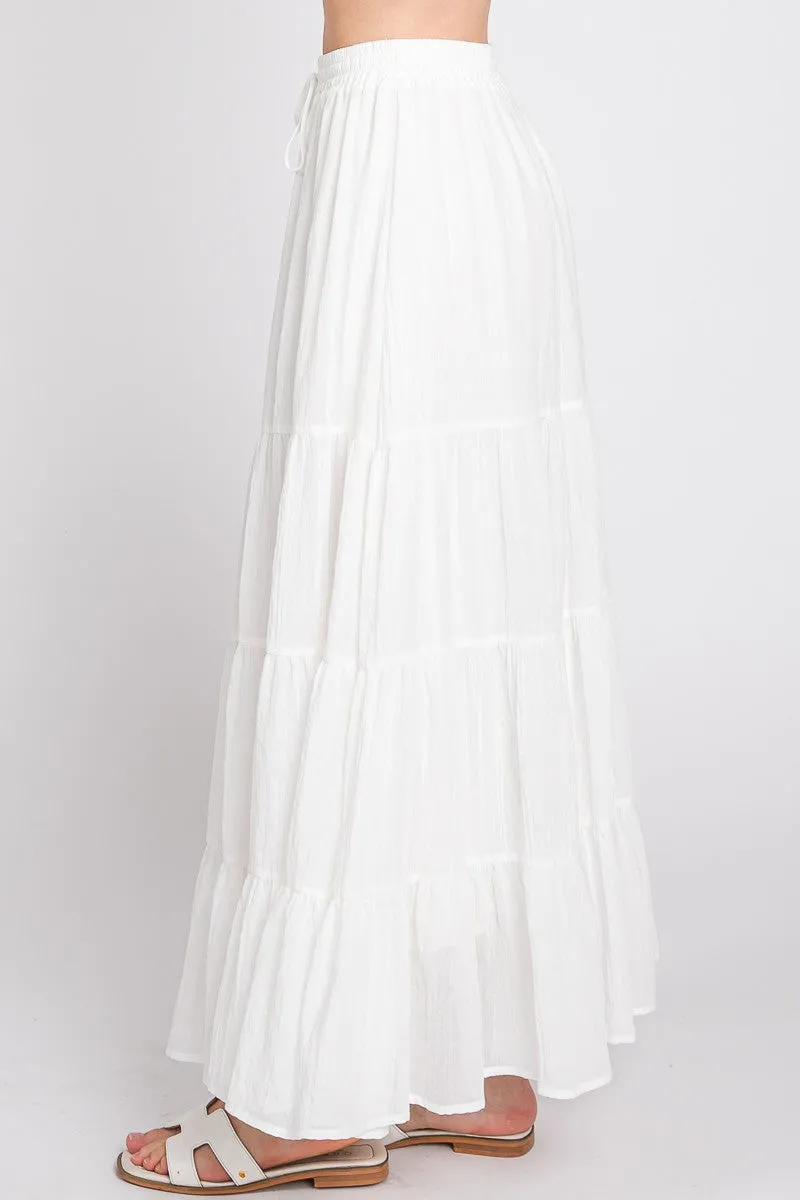 Ivory Dreams Maxi Skirt