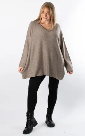 Liv Soft Touch Jumper |  Taupe
