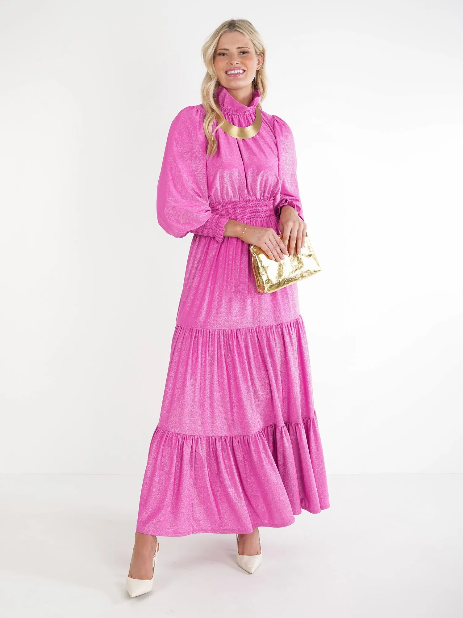 Fuchsia Fedora Hat - Maggie Maxi