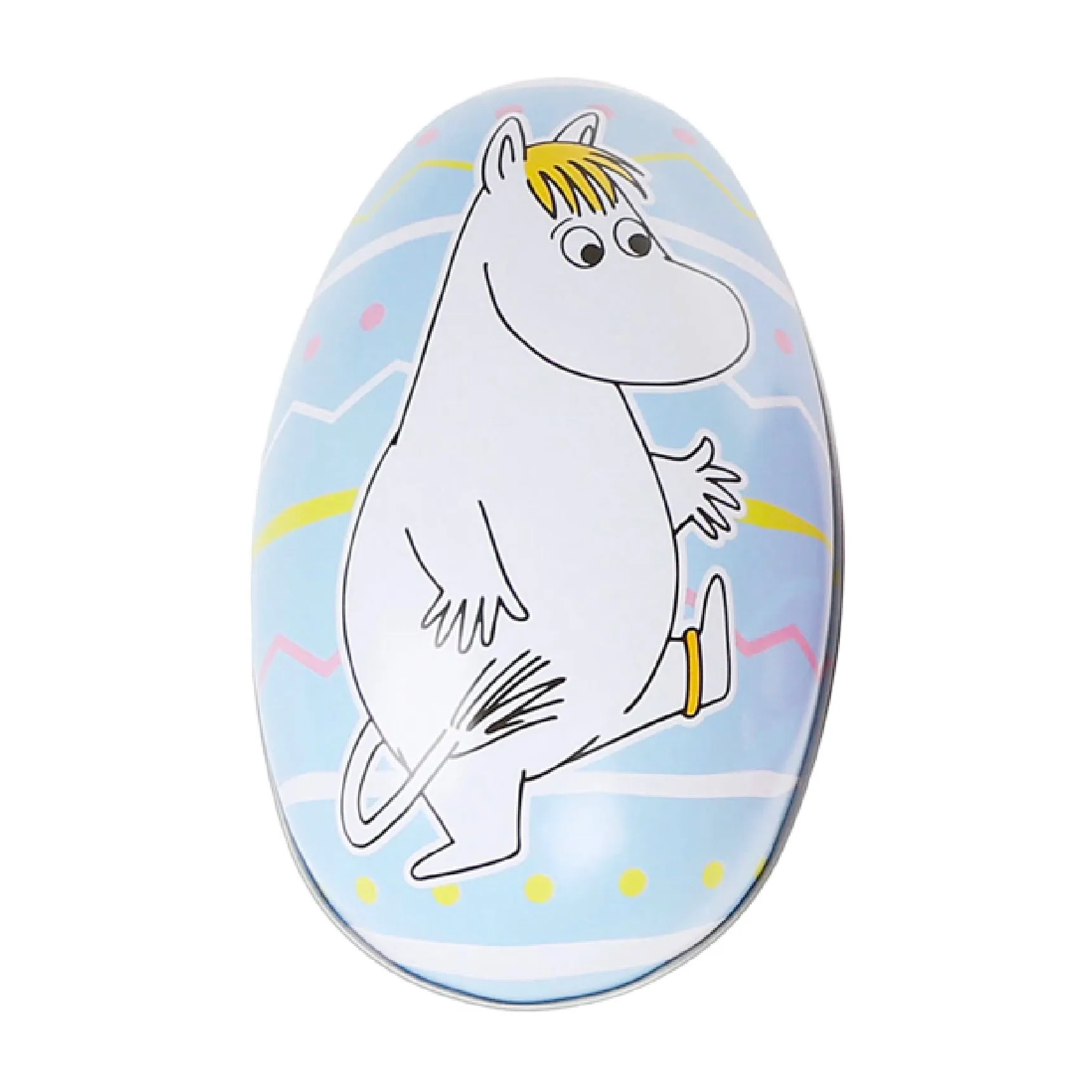 Moomin Egg Shape Tin Pastel