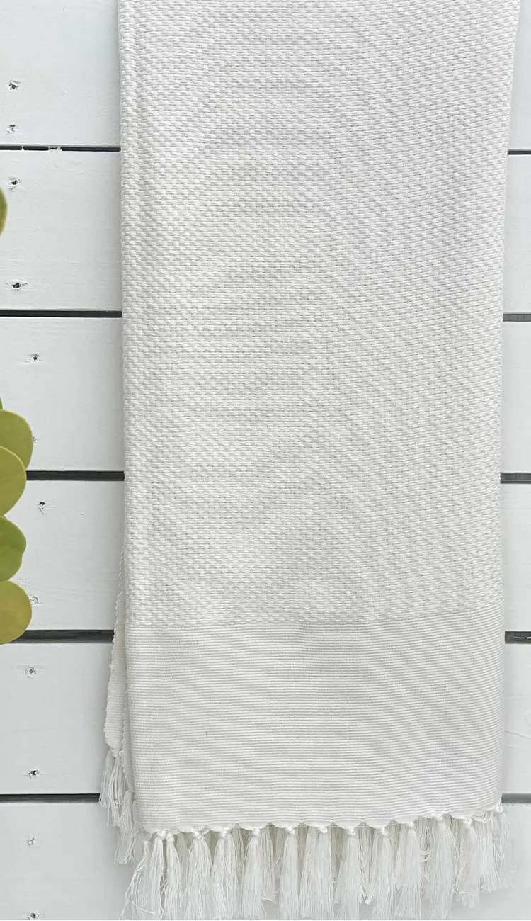 Mykonos Chine Bamboo & Cotton Throw