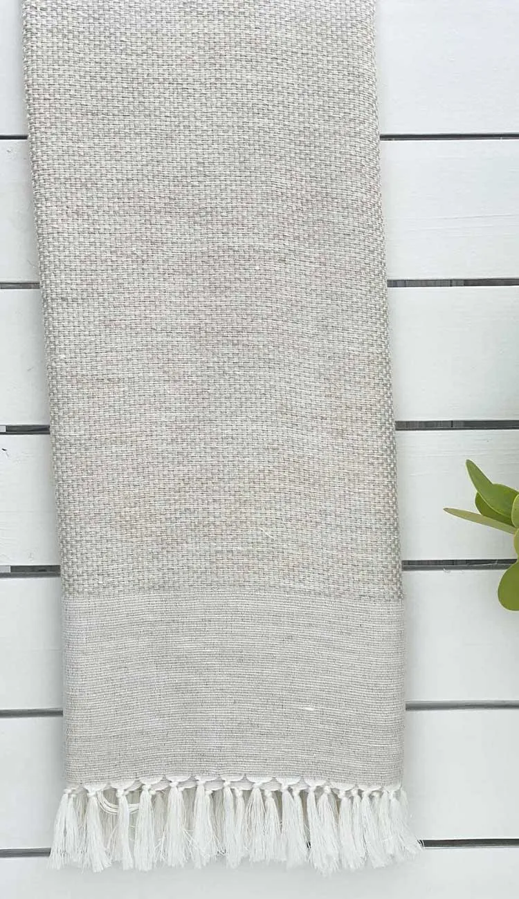 Mykonos Chine Bamboo & Cotton Throw