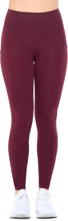 Natural Uniforms Womens High Waist, Bottom Lifting Nylon Yoga Leggings