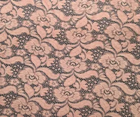 NYLON FLORAL "ZIA" STRETCHED LACE KNIT<br><h6>14-BLUSH<br>LACE22-YZ</h6>
