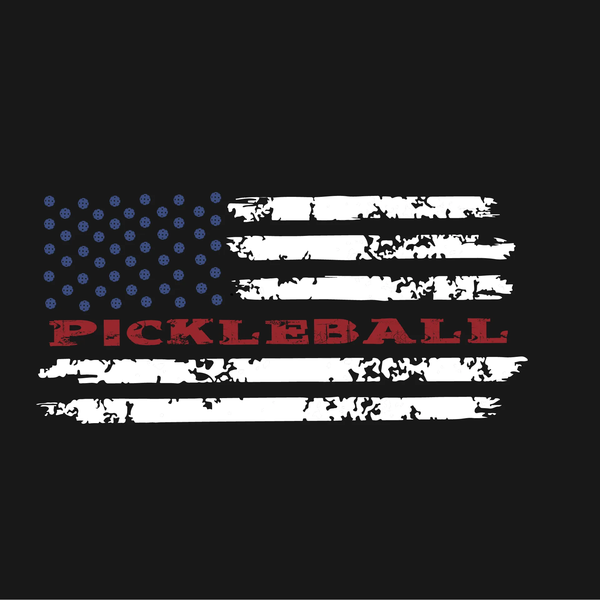 Pickleball Flag Horizontal (Customizable) | Women's Short Sleeve V-Neck Pickleball Shirts | 100% Polyester
