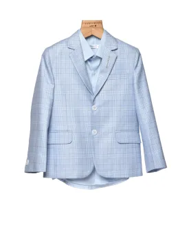 Pre-Order:  Light Blue Check Suit